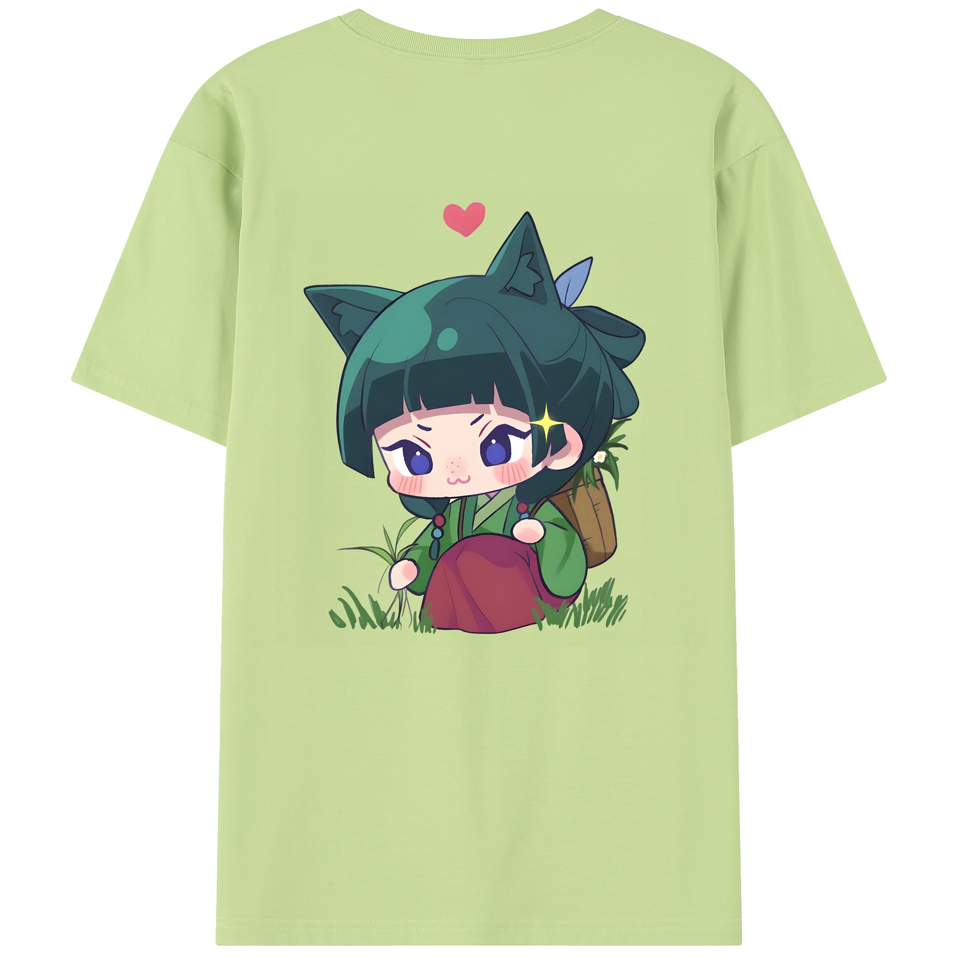 （画像用） 薬屋のひとりごと The Apothecary Diaries 綿100％半袖Tシャツ（背面プリント）